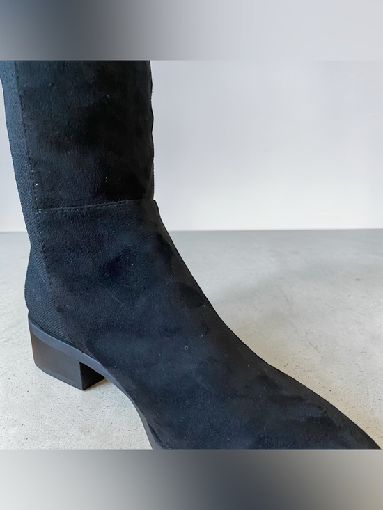 Steve Madden Black Over-the-Knee Women's Boots | Stretch Tall Flat Boot NWOB 7 - Picture 5 of 12